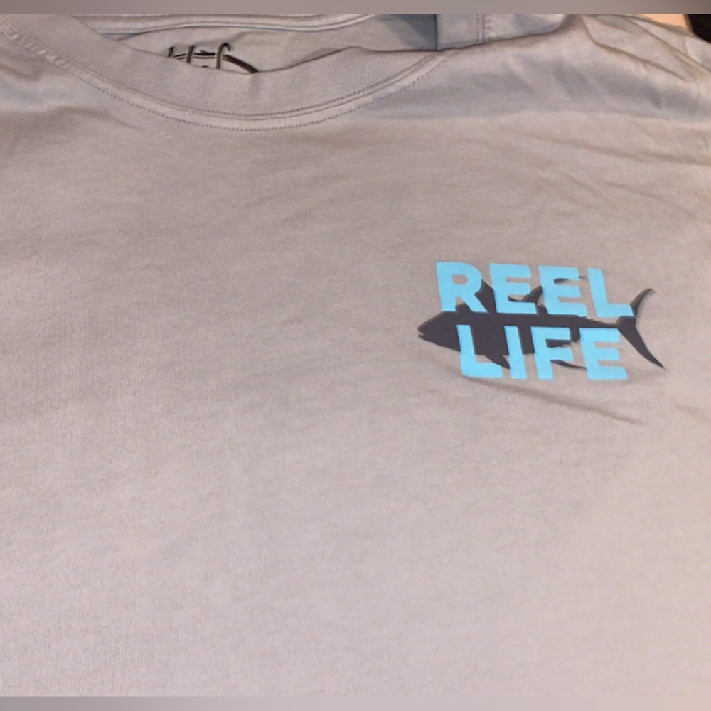 grey reel life tshirt
